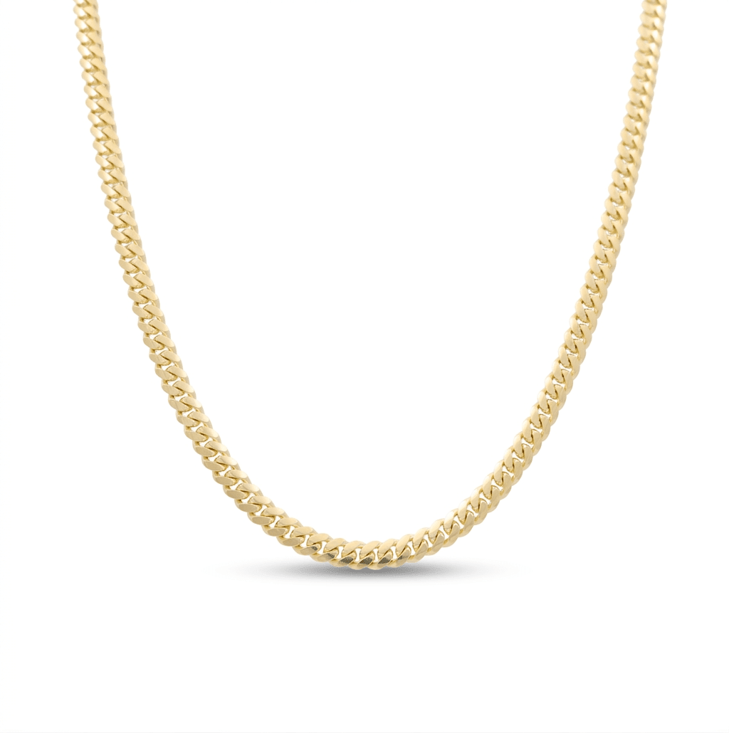 The Miami Cuban Link Chain Guide: Width, Weight, Karat and Fit - Miral Jewelry