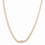 10K Men's Yellow Gold Monaco Chain 22" - Miral Jewelry