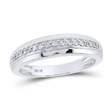 10k White Gold Modern 3 Pieces Set with 0.75Tw Round Diamonds - Miral Jewelry