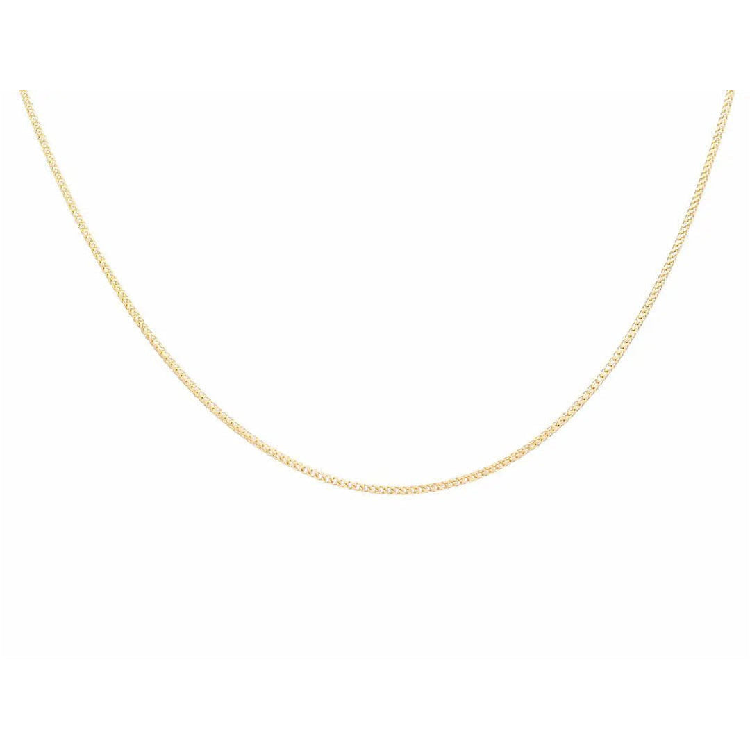10K Yellow Gold Franco Chain 1.5mm, 16in
