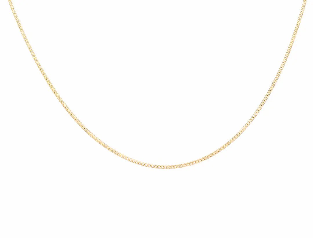 10K Women's Yellow Gold Franco Chain - Miral Jewelry