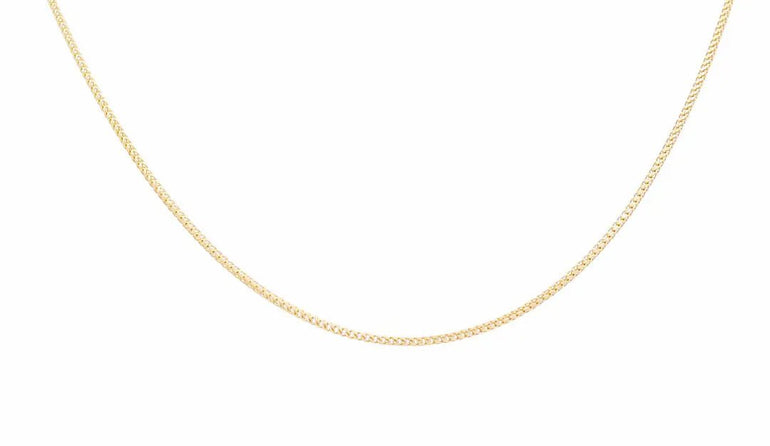 10K Women's Yellow Gold Franco Chain - Miral Jewelry