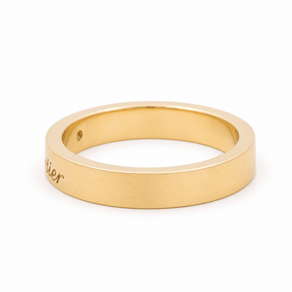 10K Yellow Gold Band Fashion Women's Ring - Miral Jewelry