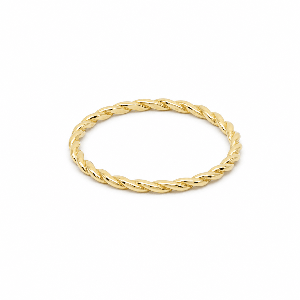 10K Yellow Gold Band Fashion Women's Ring - Miral Jewelry