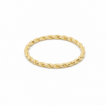 10K Yellow Gold Band Fashion Women's Ring - Miral Jewelry