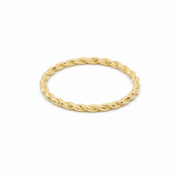 10K Yellow Gold Band Fashion Women's Ring - Miral Jewelry