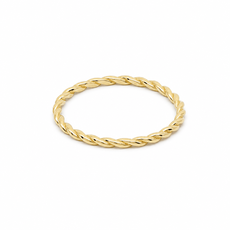 10K Yellow Gold Band Fashion Women's Ring - Miral Jewelry