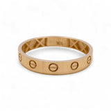 10K Yellow Gold Band Wedding Band - Miral Jewelry