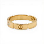 10K Yellow Gold Band Wedding Band - Miral Jewelry