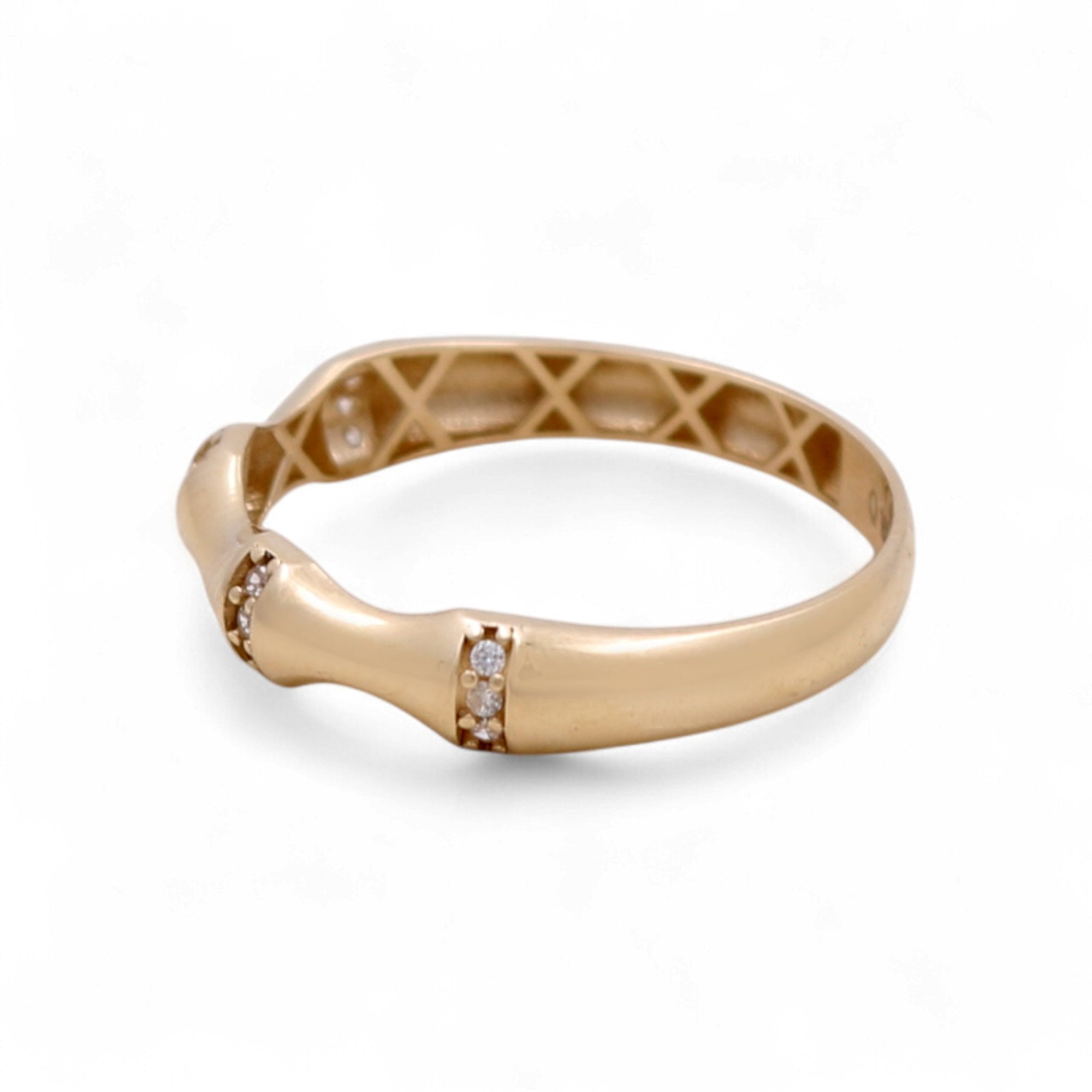 10K Yellow Gold Band Wedding Band - Miral Jewelry
