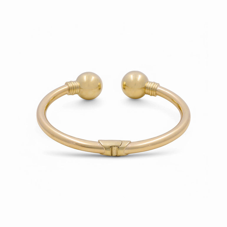 10K Yellow Gold Bangle Bracelet - Miral Jewelry