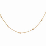 10K Yellow Gold Beads Chain 18" - Miral Jewelry