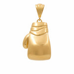 10K Yellow Gold Boxing Glove Pendant - Miral Jewelry