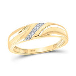10k Yellow Gold Bridal 3 Pieces Diamond with 0.33Tw Round Diamonds - Miral Jewelry