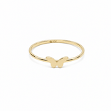 10K Yellow Gold Butterfly Fashion Women's Ring - Miral Jewelry
