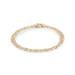 10k Yellow Gold Byzantine Bracelet - Miral Jewelry
