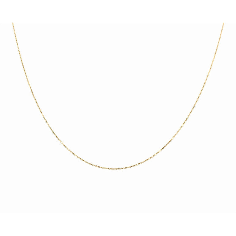 10K Yellow Gold Fine Cable Chain 16in, 1.1 g