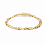10K Yellow Gold Caridad del Cobre Bracelet Women's - Miral Jewelry