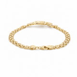 10K Yellow Gold Caridad del Cobre Bracelet Women's - Miral Jewelry