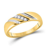 10k Yellow Gold Classic 3 Pieces Set with 0.50Tw Round Diamonds - Miral Jewelry