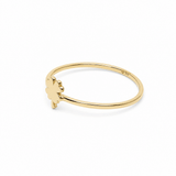 10K Yellow Gold Clover Fashion Women's Ring - Miral Jewelry