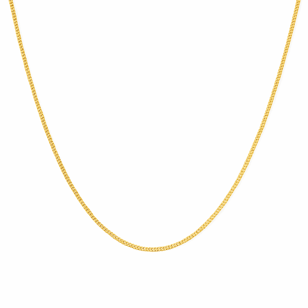10K Yellow Gold Cuban Link Chain 1.8mm, 16in, 4.8 g