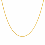 10K Yellow Gold Cuban Link Chain 16" - Miral Jewelry
