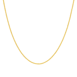 10K Yellow Gold Cuban Link Chain 16" - Miral Jewelry