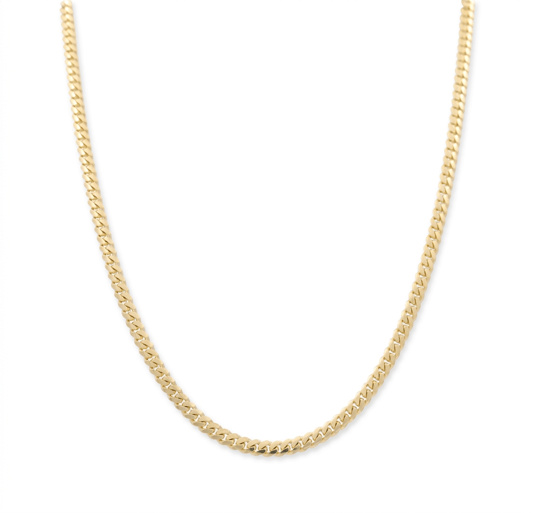 10K Yellow Gold Cuban Link Chain 4mm, 20in, 22.6 g