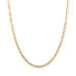 10K Yellow Gold Cuban Link Chain 20" - Miral Jewelry