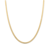 10K Yellow Gold Cuban Link Chain 20" - Miral Jewelry
