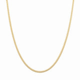 10K Yellow Gold Cuban Link Chain 22" - Miral Jewelry