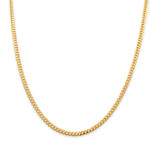 10K Yellow Gold Cuban Link Chain 24" - Miral Jewelry