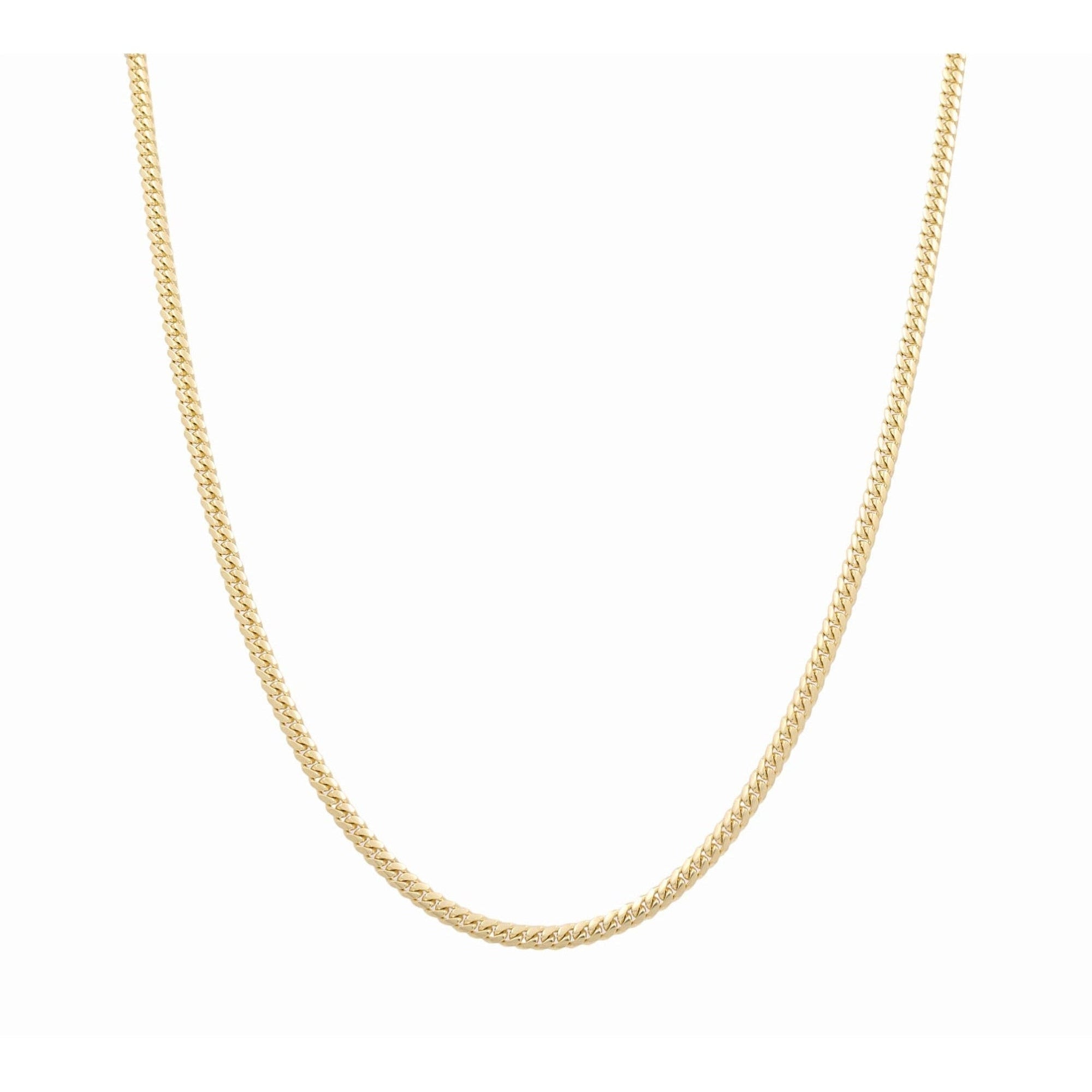 10K Yellow Gold Cuban Link Chain 4mm, 24in, 25.6 g