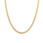 10K Yellow Gold Cuban Link Chain 24" - Miral Jewelry