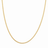 10K Yellow Gold Cuban Link Chain 24" - Miral Jewelry