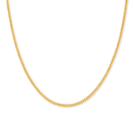 10K Yellow Gold Cuban Link Men's Chain 24" - Miral Jewelry