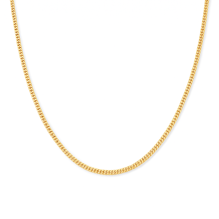 10K Yellow Gold Cuban Link Men's Chain 24" - Miral Jewelry