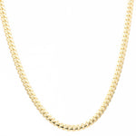 10K Yellow Gold Cuban Link Men's Chain 24" - Miral Jewelry
