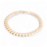 10K Yellow Gold Curb Bracelet - Miral Jewelry