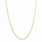 10K Yellow Gold Curb Chain 20" - Miral Jewelry