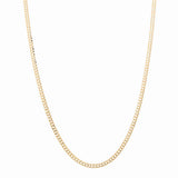 10K Yellow Gold Curb Chain 20" - Miral Jewelry