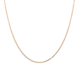 10K Yellow Gold Curb Chain 20" - Miral Jewelry
