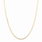 10K Yellow Gold Curb Chain 24" - Miral Jewelry