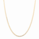 10K Yellow Gold Curb Chain 24" - Miral Jewelry