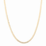10K Yellow Gold Curb Chain 24" - Miral Jewelry