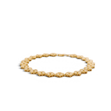 10K Yellow Gold Diamond Cut Bracelet Women's - Miral Jewelry
