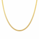 10K Yellow Gold Diamond Cut Marine Chain 24" - Miral Jewelry
