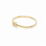 10K Yellow Gold Dragonfly Fashion Women's Ring - Miral Jewelry