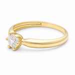 10K Yellow Gold Engagement with CZ Fashion Women's Ring (Copy) - Miral Jewelry